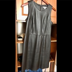 Leather dress